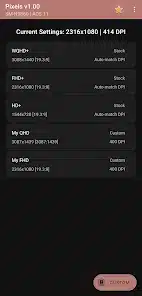 تحميل تطبيق Pixels DPI لتغيير دقة ومعدل الشاشة مهكر APK للأندرويد 2026 أخر إصدار مجانًا