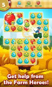 تحميل لعبة Farm Heroes Saga مهكرة APK للأندرويد 2026 أخر إصدار مجانًا