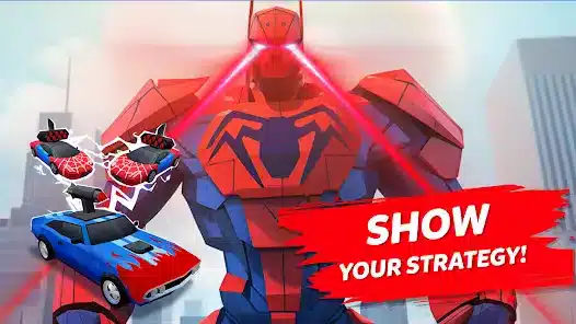 تحميل لعبة Merge Battle Car مهكرة APK للأندرويد 2026 أخر إصدار مجانًا
