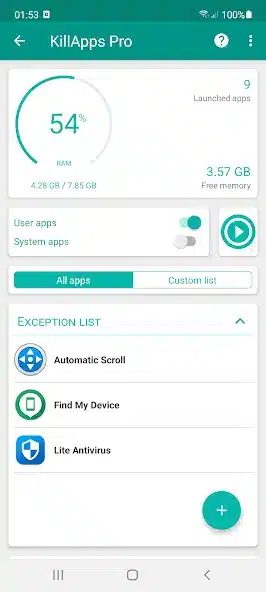 تحميل تطبيق KillApps Pro مهكر APK للأندرويد 2026 أخر إصدار مجانًا