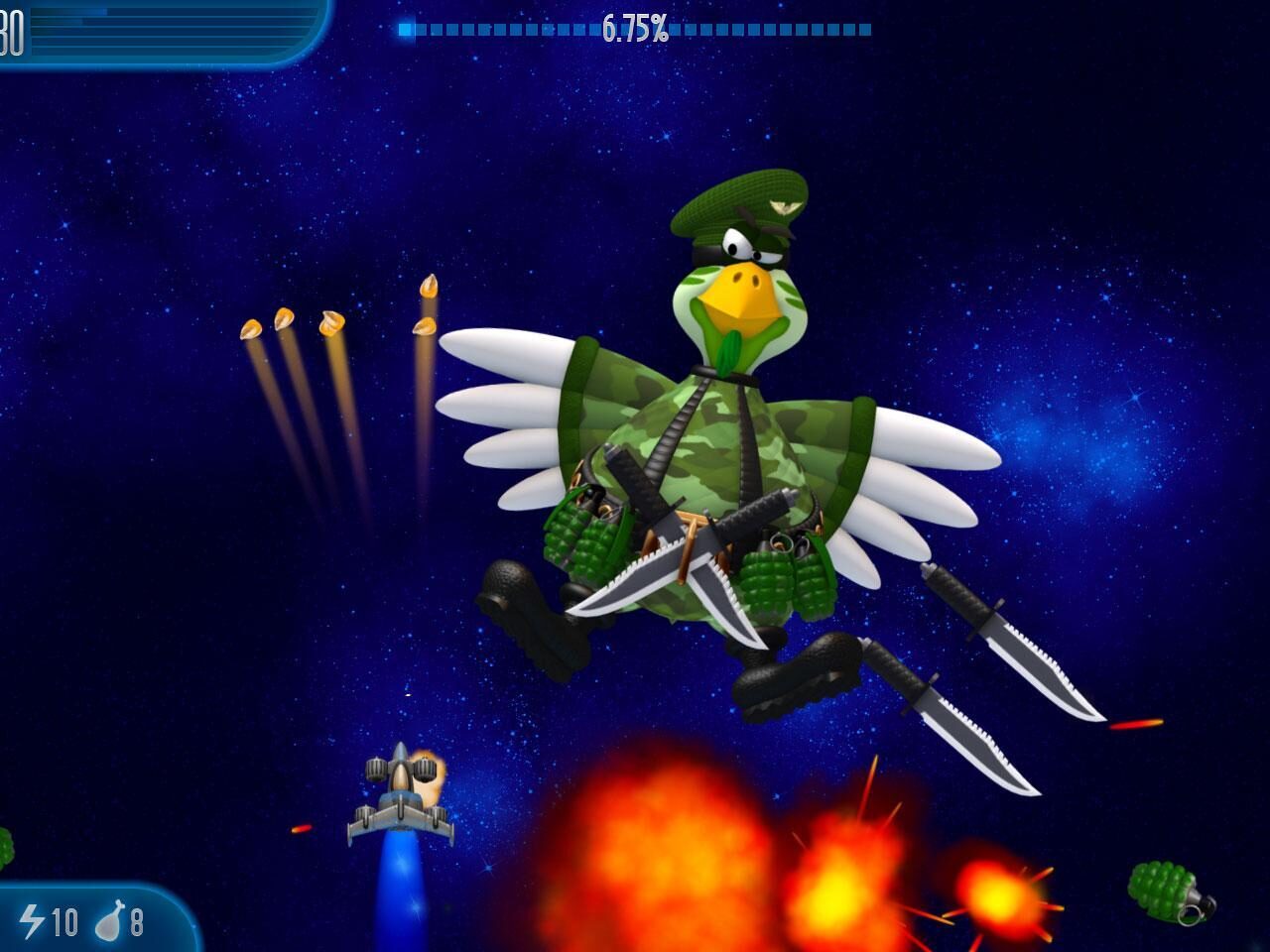 تحميل لعبة الفراخ Chicken Invaders مهكرة APK للأندرويد 2026 أخر إصدار مجانًا