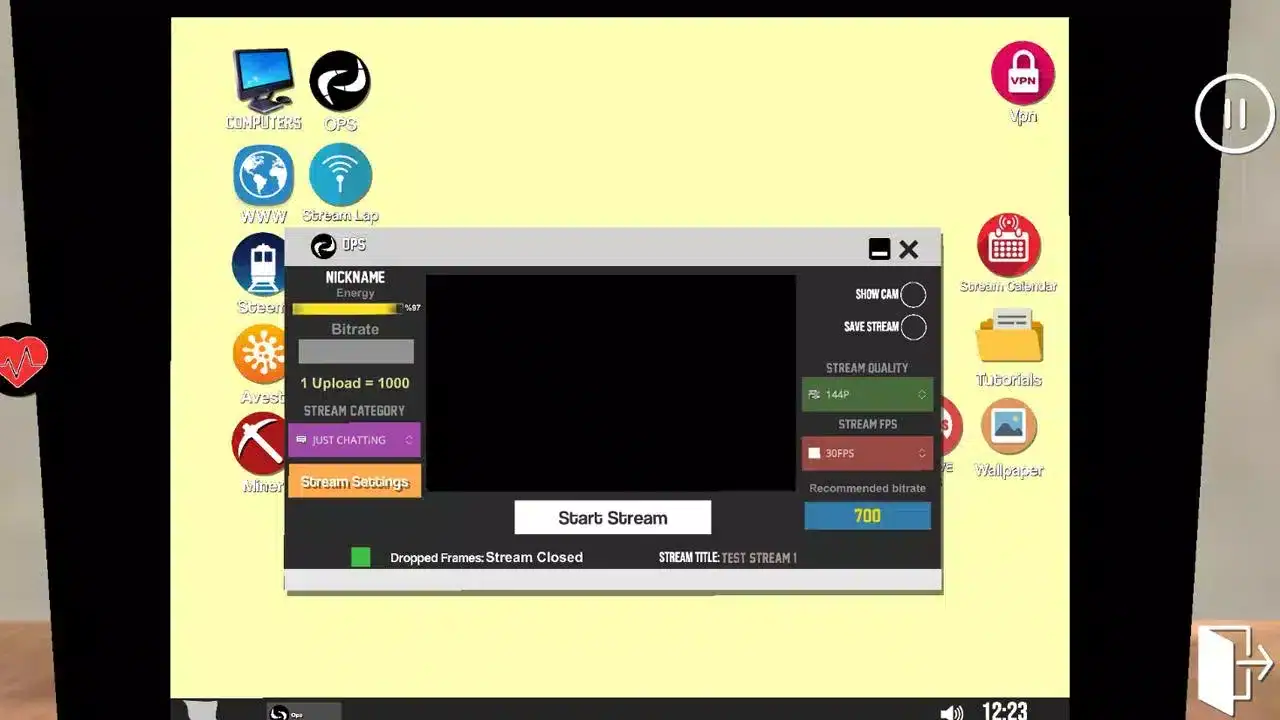 تحميل لعبة Streamer Life Simulator مهكرة APK للأندرويد 2026 أخر إصدار مجانًا