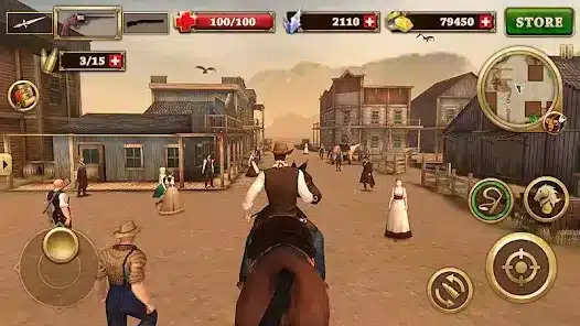 تحميل لعبة West Gunfighter مهكرة APK للأندرويد 2026 أخر إصدار مجانًا