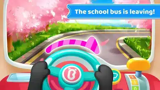تحميل لعبة Baby Panda’s School Bus مهكرة APK للأندرويد 2026 أخر إصدار مجانًا