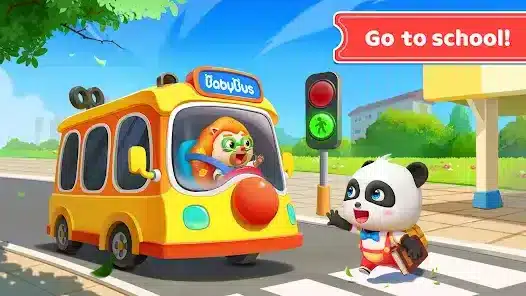 تحميل لعبة Baby Panda’s School Bus مهكرة APK للأندرويد 2026 أخر إصدار مجانًا