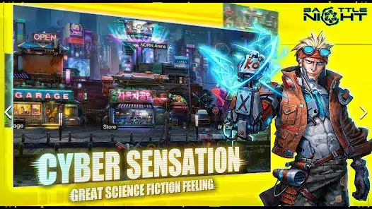 تحميل لعبة Battle Night Cyberpunk RPG مهكرة APK للأندرويد 2026 أخر إصدار مجانًا