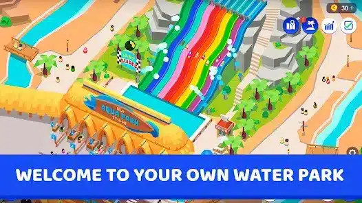 تحميل لعبة Idle Theme Park Tycoon مهكرة APK للأندرويد 2026 أخر إصدار مجانًا