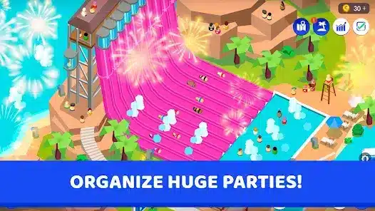 تحميل لعبة Idle Theme Park Tycoon مهكرة APK للأندرويد 2026 أخر إصدار مجانًا