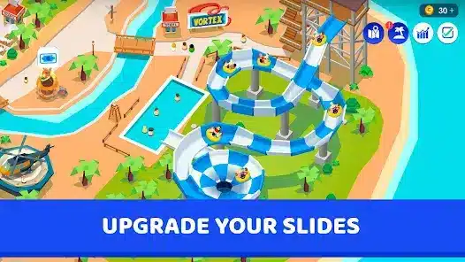 تحميل لعبة Idle Theme Park Tycoon مهكرة APK للأندرويد 2026 أخر إصدار مجانًا