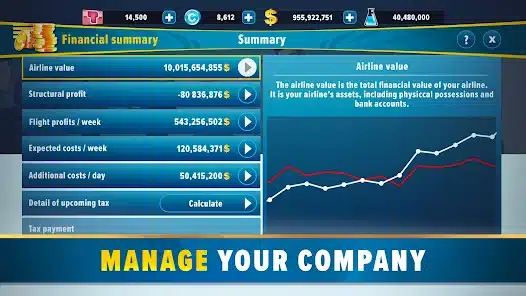 تحميل لعبة Airlines Manager مهكرة APK للأندرويد 2026 أخر إصدار مجانًا
