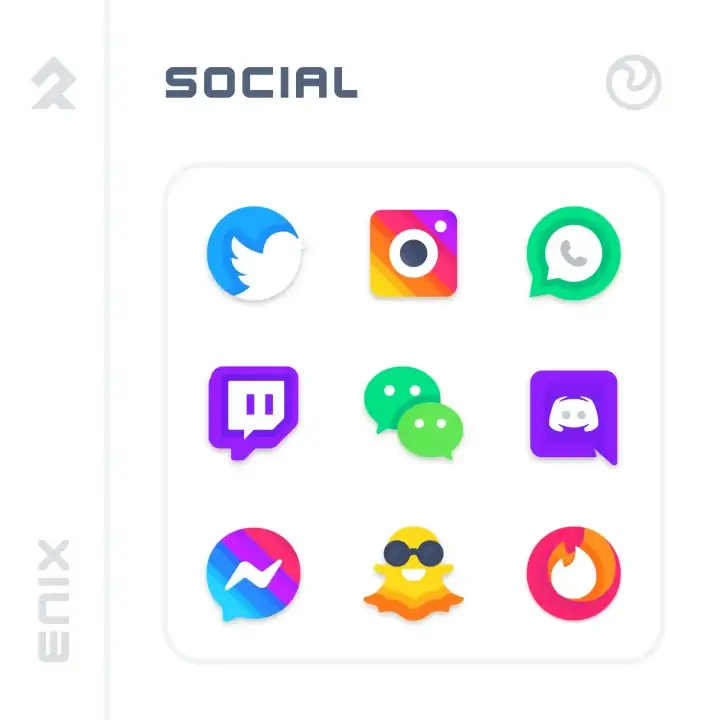 تحميل تطبيق ENIX Icon Pack مهكر APK للأندرويد 2026 أخر إصدار مجانًا
