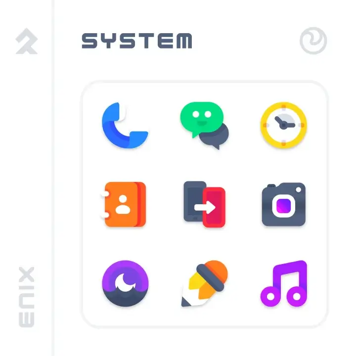 تحميل تطبيق ENIX Icon Pack مهكر APK للأندرويد 2026 أخر إصدار مجانًا