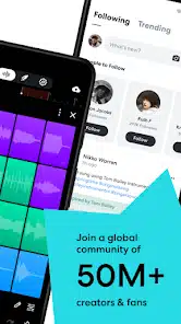 تحميل تطبيق Bandlab مهكر APK للأندرويد 2026 أخر إصدار مجانًا
