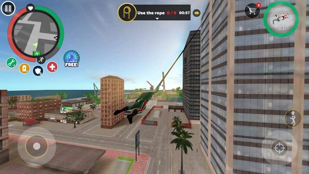 تحميل لعبة Rope Hero مهكرة APK للأندرويد 2026 أخر إصدار مجانًا
