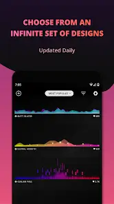 تحميل تطبيق Muviz Navbar Music Visualizer مهكر APK للأندرويد 2026 أخر إصدار مجانًا