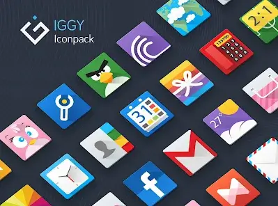 تحميل تطبيق Iggy Icon Pack مهكر APK للأندرويد 2026 أخر إصدار مجانًا