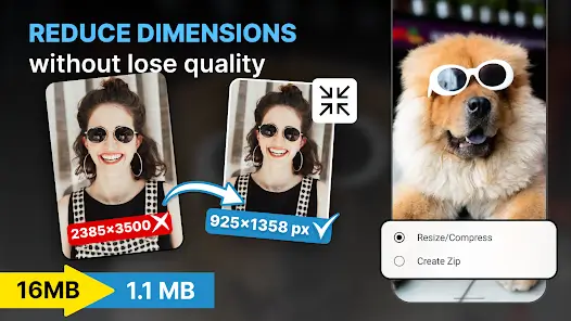 تحميل تطبيق Qreduce Photo Size Compress مهكر APK للأندرويد 2026 أخر إصدار مجانًا
