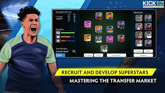 تحميل لعبة KICK 25 Pro Football Manager مهكرة APK للأندرويد 2027 أخر إصدار مجانًا