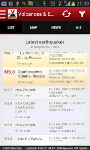 تحميل تطبيق Volcanoes Earthquakes مهكر APK للأندرويد 2026 أخر إصدار مجانًا