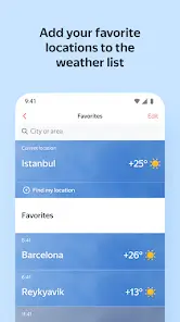 تحميل تطبيق Yandex.Weather مهكر للاندرويد Apk أخر إصدار 2026 مجانا تحميل تطبيق Yandex.Weather مهكر للاندرويد Apk أخر إصدار 2026 مجانا