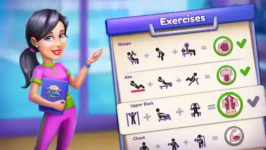 تحميل لعبة My Gym Fitness Studio Manager مهكرة APK للأندرويد 2026 أخر إصدار مجانًا
