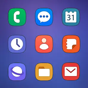 تحميل تطبيق One UI HD - Icon Pack مهكر APK للأندرويد 2026 أخر إصدار مجانًا