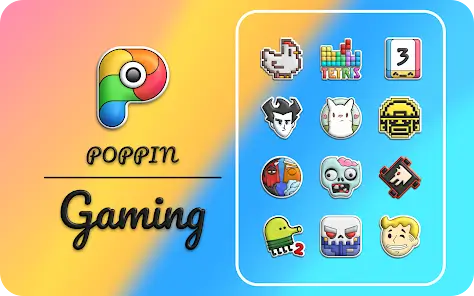 تحميل تطبيق Poppin icon pack مهكر APK للأندرويد 2026 أخر إصدار مجانًا
