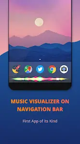 تحميل تطبيق Muviz Navbar Music Visualizer مهكر APK للأندرويد 2026 أخر إصدار مجانًا