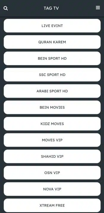 تحميل تطبيق تاج تي في TAG TV مهكر لمشاهدة القنوات والمباريات للاندرويد أخر إصدار 2026 مجانا تحميل تطبيق تاج تي في TAG TV مهكر لمشاهدة القنوات والمباريات للاندرويد أخر إصدار 2026 مجانا