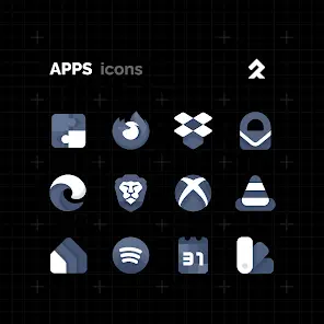 تحميل تطبيق ENIX DARK Icon Pack مهكر APK للأندرويد 2026 أخر إصدار مجانًا