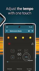تحميل تطبيق Metronome Beats مهكر APK للأندرويد 2026 أخر إصدار مجانًا