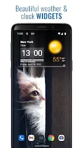 تحميل تطبيق 3D Sense Clock Weather مهكر APK للأندرويد 2026 أخر إصدار مجانًا