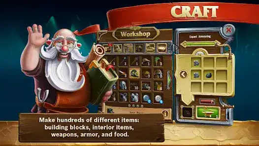 تحميل لعبة Craft The World مهكرة APK للأندرويد 2026 أخر إصدار مجانًا
