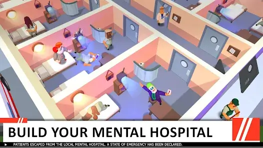 تحميل لعبة Idle Mental Hospital Tycoon مهكرة APK للأندرويد 2026 أخر إصدار مجانًا