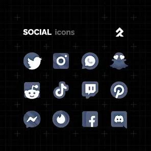 تحميل تطبيق ENIX DARK Icon Pack مهكر APK للأندرويد 2026 أخر إصدار مجانًا