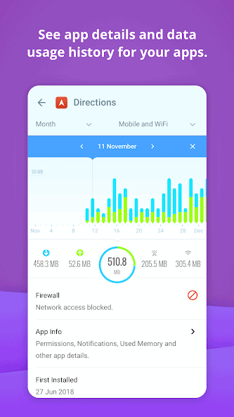 تحميل تطبيق جلاس وير GlassWire مهكر APK للأندرويد 2026 أخر إصدار مجانًا