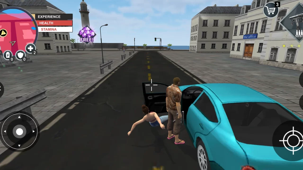 تحميل لعبة جاتا Miami Crime Simulator 3D مهكرة APK للأندرويد 2026 أخر إصدار مجانًا