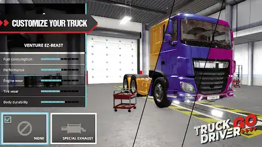 تحميل لعبة Truck Driver GO مهكرة APK للأندرويد 2026 أخر إصدار مجانًا