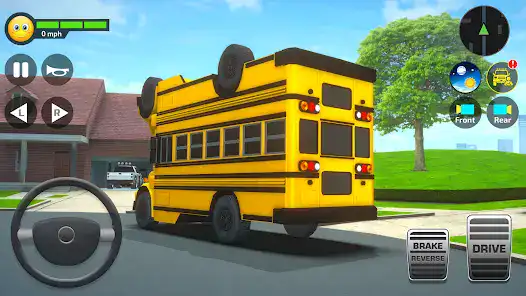 تحميل لعبة School Bus Simulator Driving مهكرة APK للأندرويد 2026 أخر إصدار مجانًا