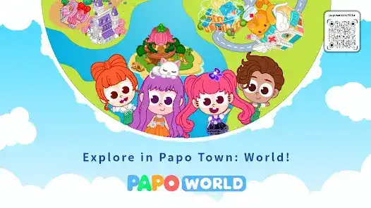 تحميل لعبة Papo Town World مهكرة APK للأندرويد 2026 أخر إصدار مجانًا