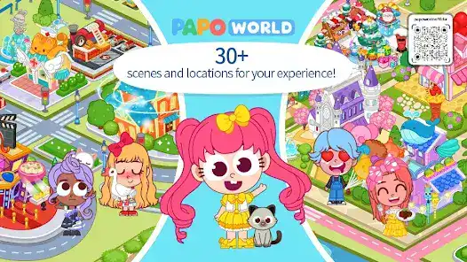 تحميل لعبة Papo Town World مهكرة APK للأندرويد 2026 أخر إصدار مجانًا