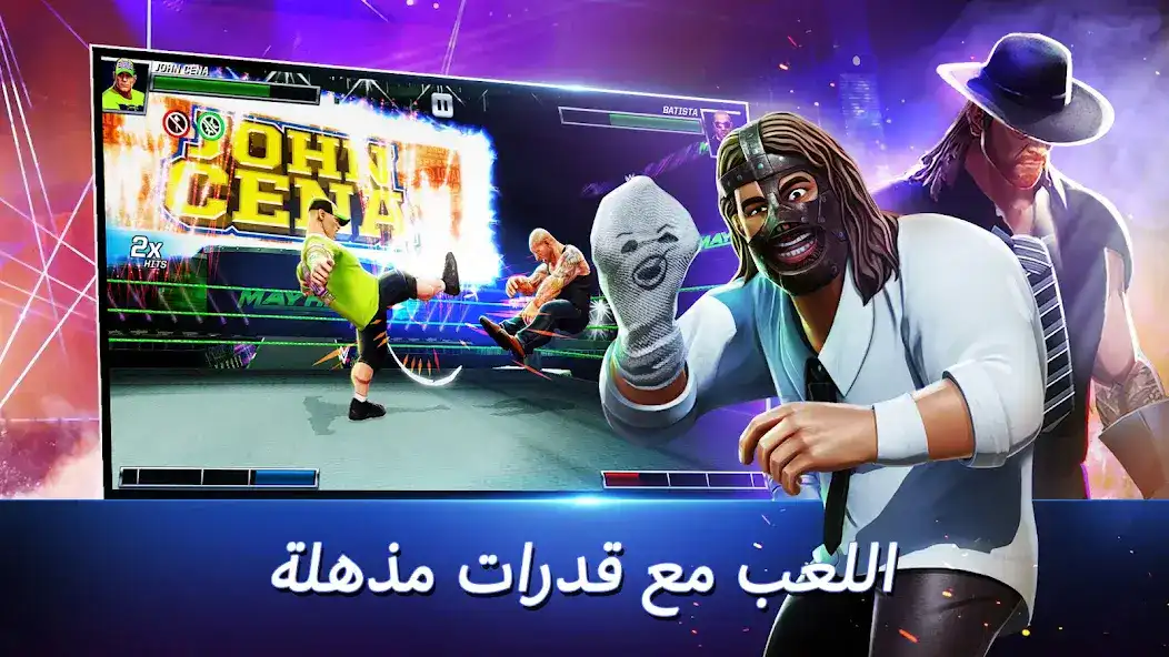 تحميل لعبة WWE Mayhem مهكرة APK للأندرويد 2027 أخر إصدار مجانًا