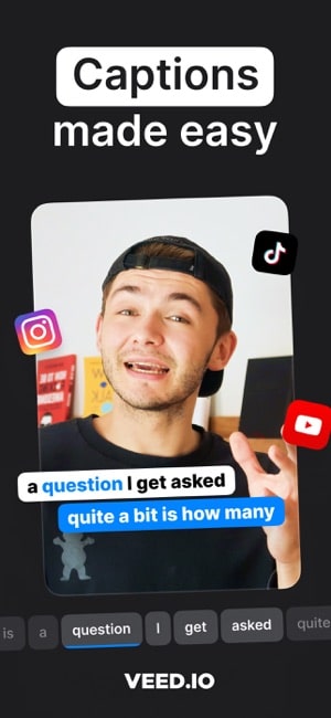 تحميل تطبيق Veed Captions مهكر APK للأندرويد 2026 أخر إصدار مجانًا