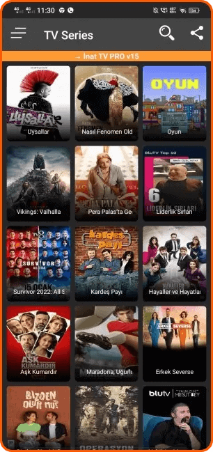 تحميل تطبيق Inat TV Pro مشاهدة القنوات والمباريات بث مباشر مهكر APK للأندرويد 2026 أخر إصدار مجانًا