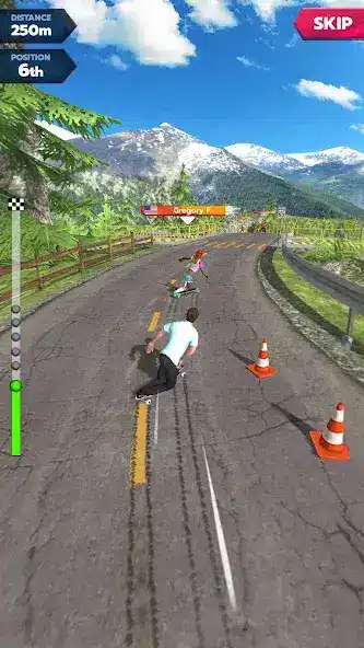 تحميل لعبة Downhill Race League مهكرة APK للأندرويد 2026 أخر إصدار مجانًا