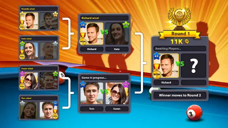 تحميل لعبة البلياردو 8 Ball Pool مهكرة APK للأندرويد 2027 أخر إصدار مجانًا تحميل لعبة البلياردو 8 Ball Pool مهكرة APK للأندرويد 2027 أخر إصدار مجانًا