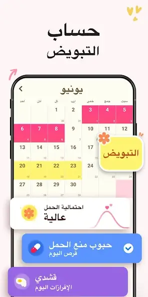 تحميل تطبيق Period Calendar مهكر APK للأندرويد 2026 أخر إصدار مجانًا