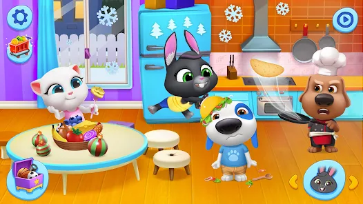 تحميل لعبة صديقي توم المتكلم وأصحابه My Talking Tom Friends مهكرة للاندرويد Apk أخر إصدار 2026 مجانا تحميل لعبة صديقي توم المتكلم وأصحابه My Talking Tom Friends مهكرة للاندرويد Apk أخر إصدار 2026 مجانا