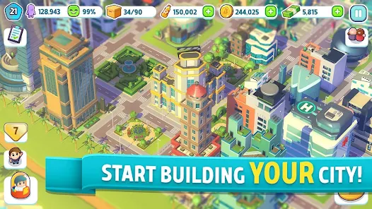 تحميل لعبة بناء المدن City Mania Town Building مهكرة APK للأندرويد 2026 أخر إصدار مجانًا