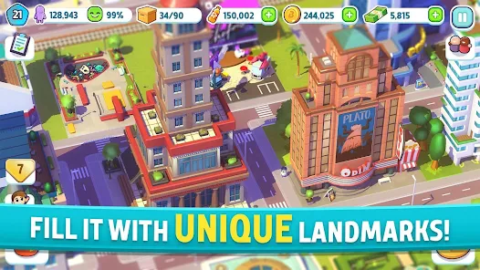 تحميل لعبة بناء المدن City Mania Town Building مهكرة APK للأندرويد 2026 أخر إصدار مجانًا